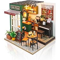 Maison De Poupée Miniature DIY - Puzzle 3D Bois Avec Boîte à Musique - Cadeau Créatif Adulte