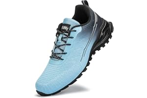 Kricely Scarpe da Trail Running Uomo Outdoor Leggero Traspirante Scarpe da Passeggio Moda Multicolore Trekking Fitness Running Sneakers