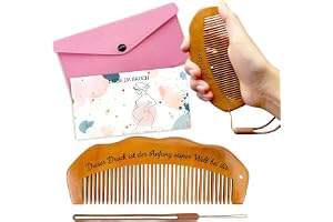 Födelsekam Set, värkskamm med tygväska, arbetskamm i trä för gravida kvinnor, graviditetspresent för blivande mamma, träkam f