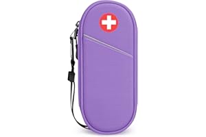 SITHON Epipen Borsa da Trasporto Isolata, Portatile Medicinali di Emergenza Custodia da Viaggio per Bambini e Adulti, per 2 EpiPens, Asthma Inhaler, Anti-Histamine, Auvi-Q, Allergy Medicine Essentials