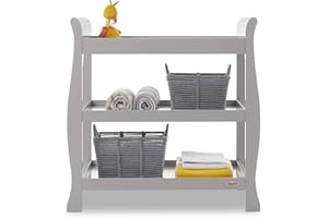 Obaby Stamford Open Changing Unit, Warm Grey
