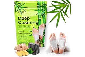 Rissler, 10 Cerotti Detox Piedi - 100% Naturali con Aceto di Bambù e Zenzero - Allevia Stress e Migliora il Sonno - Cerotti Giapponesi Originali 2023 entrate