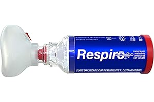 ENVICON MEDICAL Respiro® camera per inalazione antistatica con valvola e mascherina neonatale 0-2 anni Envicon® Medical