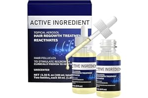 CHARMCHIC 2 Piezas 50ML Serum Anticaida para el Cabello, Crece pelo Rapido Mujer y Hombre, Hair Growth Serum para el Crece Pelo, serum capilar anticaida, Nutre el Cuero Cabelludo, Fortalece el Cabello, Azul