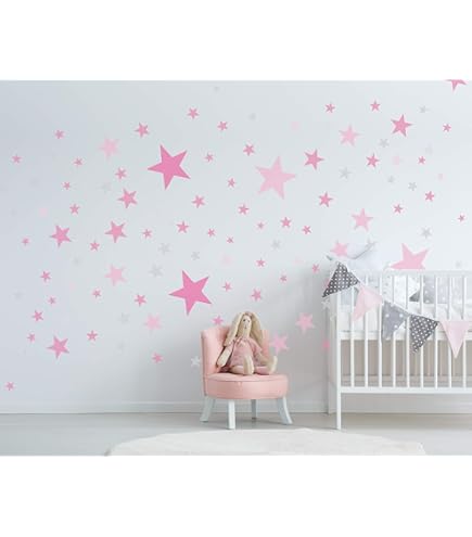 1119 stuks lichtgevende stickers, muurtattoo, lichtgevende sterren, zelfklevende kinderkamer, muurstickers, maan en sterren, fluorescerende muurstickers voor kinderen, kleuterschool, slaapkamer