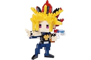 nanoblock Yu-Gi-Oh Yami Yugi Model Building Blocks Puzzles For Adults And Kids | Build Your Own Plastic Model Kits With Mini Bricks Make Great Gifts For Teens And Adults