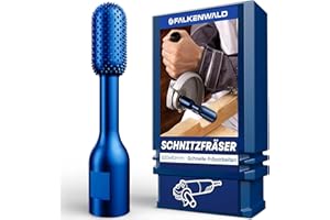 FALKENWALD® Fresa ovale per legno, 20 mm, grossa, accessorio per smerigliatrice angolare, accessorio per la lavorazione del legno, disco per smerigliatrice angolare legno, fresa per legno, fresa