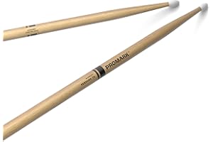 Baquetas ProMark Rebound 7A Hickory, punta ovalada de nylon, 1 par