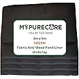 MYPURECORE 50gsm Pond Liner Underlay 3m x 5m - Tear-Resistant, Durable Garden Pool Foundation - Perfect for Wildlife and Decorative Ponds