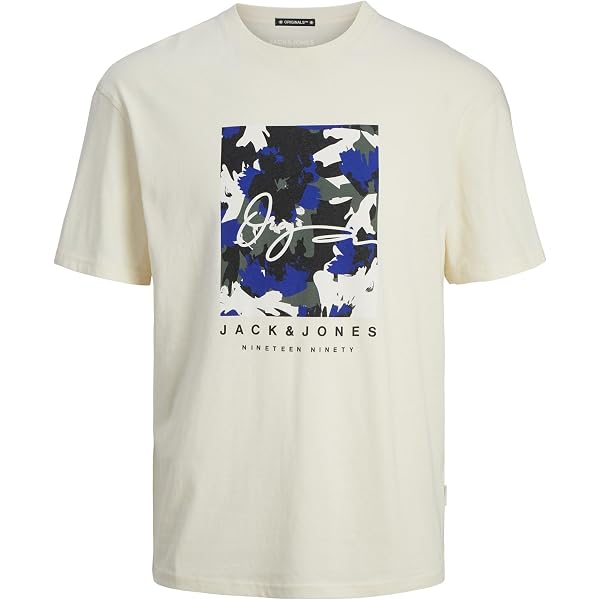 JACK & JONES Herren T-Shirt Mit Rückenprint – Lässiges Basic Mit Coolem Design