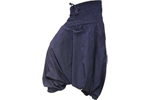 SHOPOHOLIC FASHION UNI Coupe Ample Pantalon Sarouel Aladdin Hippie Pantalon, Combinaison