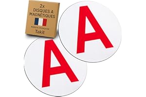 Takit Disque A Magnétique 2X - Version 2025 - Marque Française - Disque Magnétique Jeune Conducteur