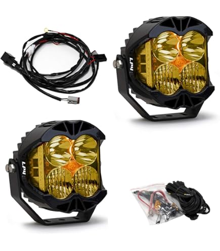 Baja Designs S2 Pro Black LED Light Pod (Driving/Combo; Amber