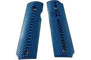 Aibote 1911 Pistolengriffe G10 benutzerdefinierte DIY EDC Pistolen Griffe voller Größe passt die meisten Commander, Standard & Regierung 1911 Modelle