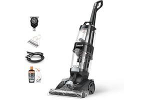 Vax Platinum Power Max Carpet Cleaner Machine, Rug, Upholstery, Car, Stair Upright Shampooer Washer. Handheld Spot Cleaning, SpinScrub and Wash Tools, Solution, 1200W, 9.6kg, Black, ECB1SPV1