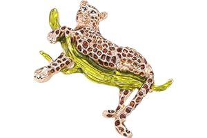 FAIRYGATE Gold Pin for Dress Brooch Crystal Pins Badge Enamel Lapel Brooches for Women Jewelry Decoration for Birthday Dating Party Anniversary UC31