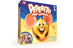 Rocco Giocattoli - Peperito Topino Mangiadito, gioco da tavolo per bambini da 3 a 5 anni