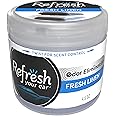 Refresh Your Car! Air Freshener, Odor Eliminator, Scented Gel Can, Fresh Linen Scent, 4.5 Oz