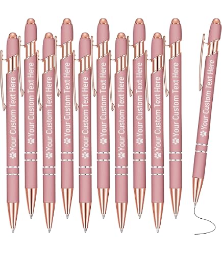 Lot De 100 Stylos à Bille Rétractables Roses - Encre Noire, Cadeaux Sensibilisation Et Fournitures Bureau