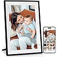 AEEZO Digital Picture Frame WLAN, 10.1 Inches Digital Photo Frame Built in 32GB Memory,1280 x 800 IPS Touchscreen Electronic Photo Frame,Automatic Rotation, Easy Setup and Share Photos or Videos