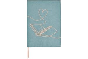 moses. libri_x Buchumschlag mit Lesebändchen, Buchhülle aus Baumwolle, Umschlag für die Lektüre, Leseliebe One Line Art - Größe L