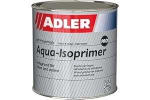 ADLER Aqua-Isoprimer PRO 750ml, Grundierung und Isolierlack für Holz, weiß, für innen und außen