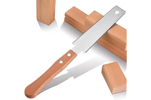 Xnourney Scie japonaise, Petite scie a bois, lame flexible de 15,2 cm double tranchant manuels, loisirs, bricolage, scie japonaise menuisier tranchants et légers