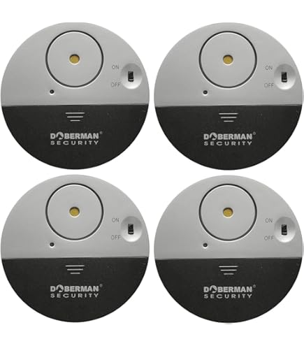 Deuralarm, deuropener detector met luide 130dB sirene, magnetische