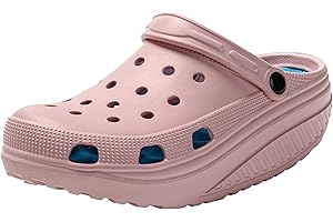 JOMIX Ciabatte Zoccoli Sabot Estivi da Donna con Basculanti Dimagranti in Gomma Eva con Soletta Onda Estraibile