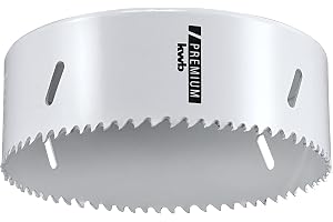 kwb HSS bimetall hålsåg Ø 121 mm, 8% koboltlegering med progressiv variotandning och hög precision för mångsidig användning