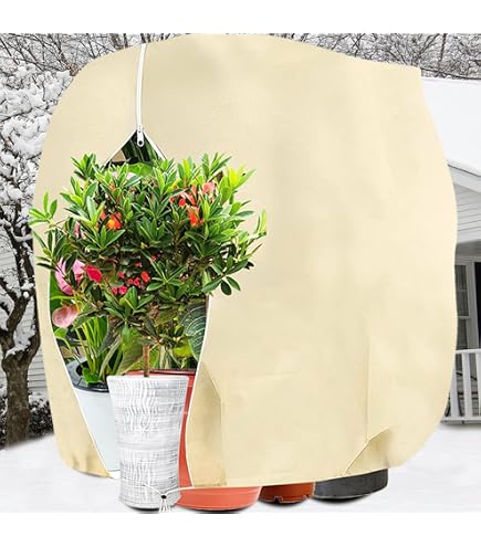 Housse D'hiver Pour Plantes - Très Grande Taille 180x120cm, Protection Contre Gel, Pluie Et Neige - Réutilisable Et Respirante
