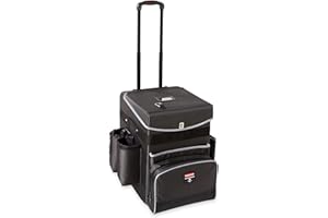 RUBBERMAID COMMERCIAL PRODUCTS Rubbermaid Executive Quick Cart Chariot Mobile Professionnel Moyen Taille M Gris Foncé – pour Femmes de Ménage, Ventes, Personnel Médical, Représentants Commerciaux ou Enseignants –1902466
