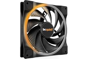 ‎BE QUIET! be quiet! Light Wings 140mm PWM high-speed Lüfter, ARGB-Beleuchtung, vielzählige Farben und Effekte, 20 ARGB LEDs, 9 geräuschoptimierte Lüfterblätter, hoher Luftdruck, leiser Betrieb