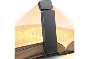 maxtachi Luce per Lettura Libri a Letto, Ricaricabile USB Luce da Lettura per Libro, 3 Colori e 3 Luminosità Regolabili in Continuo, Proteggere gli Occhi, Flessibile luce lettura libro notturna