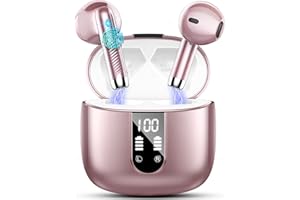 Bluetooth 5.3 Kopfhörer, In Ear Kopfhörer Kabellos mit 4 Mic, 48H Tiefer Bass Spielzeit Wireless Earbud, LED-Anzeige, Bluetooth Ohrhörer mit ENC Noise Cancelling, IP7 Wasserdicht Kopfhörer Sport USB-C