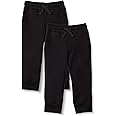 Amazon Essentials Boys and Toddlers' Fleece Jogger Sweatpants, Multipacks