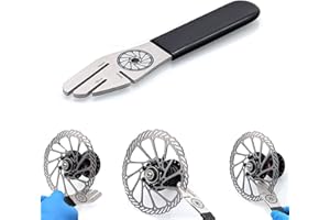 Gloryit 1 Pc Llave para Frenos de Disco Bicicleta, Rotor Llave Freno de Disco de Bicicleta, Llave de Freno de Disco Acero Inoxidable, Herramienta de Ajuste de Disco Freno de Bicicleta Alineación