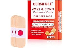 ERAYCEE Wart Removal Patch (42 Tablets), wart Remover, Hand, Foot, Facial Plantar wart Remover, wart Removal, Corns and Other Skin Defects, Suitable for Many Parts of The Body