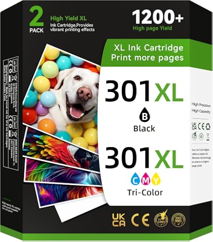 Hp Printer Ink 301xl Combo Pack