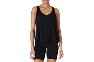 Amazon Essentials Femme Débardeur d’Entraînement et de Yoga à Emmanchures Larges et Dos Nageur en Coton Doux Adapté aux Activités Physiques, Coupe Décontractée