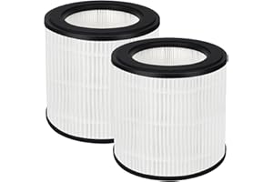 Todfut 2 Pezzi FY0194 Filtro di ricambio HEPA filtro HEPA H13 True Compatibilie con Purificatori d'aria PHILIPS Serie 800 AC0830/10 AC0820/30 AC0820/10 AC0819/10, codice articolo FY0194/30.