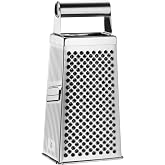 WMF Gourmet &ndash; Square Grater 4 Grating Surfaces, 8 x 24 cm, Cromargan Stainless Steel, Dishwasher Safe