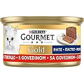 Gourmet Gold Kıyılmış Sığır Etli Yaş Kedi Maması, Yetişkin, 85 g