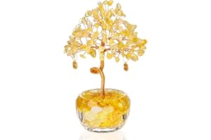 VLYX Handmade Rose Quartz Crystal Tree of Life For Desk, Home, Office Decor | Gift for Women, Mum