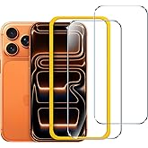 ivoler Screen Protector for iPhone 17 Pro Max, Includes Easy Installation Frame, Premium Tempered Glass-2 Pack