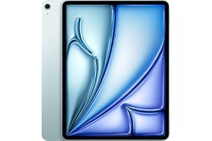 Apple iPad Air 13" (M2): display Liquid Retina, 256GB, fotocamera frontale orizzontale da 12MP, fotocamera posteriore da 12MP, Wi Fi 6E, Touch ID, autonomia di un giorno intero — Azzurro