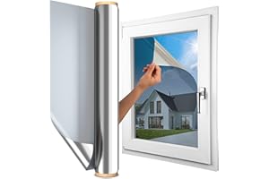 MARAPON® Vinilos para Ventanas con Efecto Espejo [60x200 cm] INKL. eBook - Lámina protección UV, infrarroja – de adherencia estática