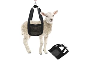 TOPYOND Écharpe De Pesée Pour Animaux – Haute Résistance, Facile à Nettoyer, Pour Agneaux, Chèvres, Alpagas, Bétail Nouveau-né Et Chiens – Idéal Pour les Agriculteurs, les Cliniques Vétérinaires Et les Propri