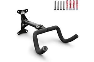 Borgen Fahrrad Wandhalterung I Fahrradhalter - Winkel und Wandabstand einstellbar bis 20 kg, klappbar, MTB, Rennrad - extra softe Polsterung