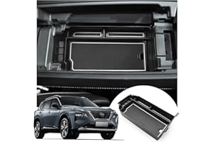 LFOTPP Kompatybilny z Nissan X-Trail T33 2022/2023, konsola środkowa, pudełko do przechowywania, akcesoria X-Trail, organizer do podłokietnika, schowek na rękawiczki, pudełko do przechowywania (biały)